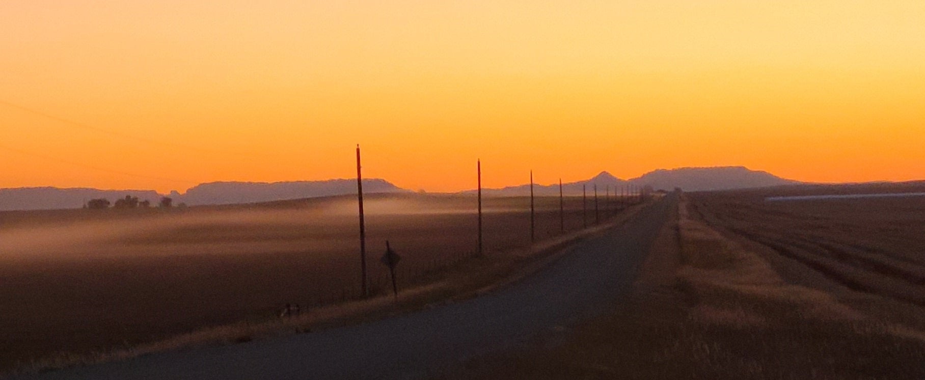 POLES AT SUNSET